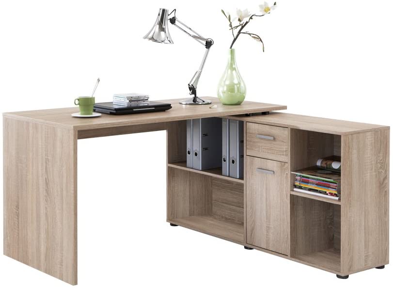 Oak Corner Desk