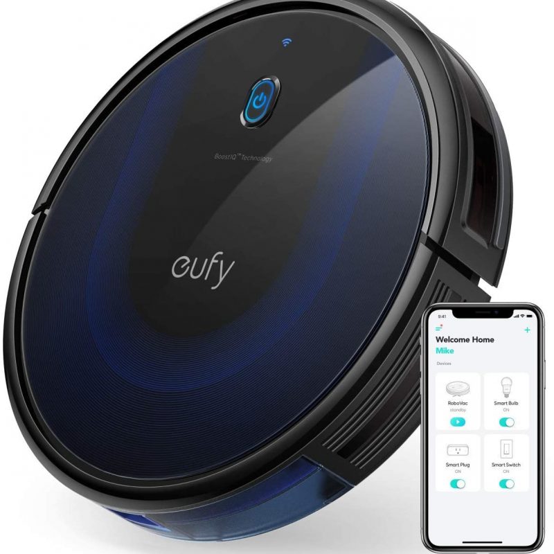 RoboVac 15C MAX, Wi-Fi Connected Robot Vacuum Cleaner, Super-Thin, 2000Pa Suction, Quiet, Self-Charging Robotic Vacuum Cleaner